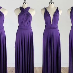 Deep purple Gorgeous infinity dress